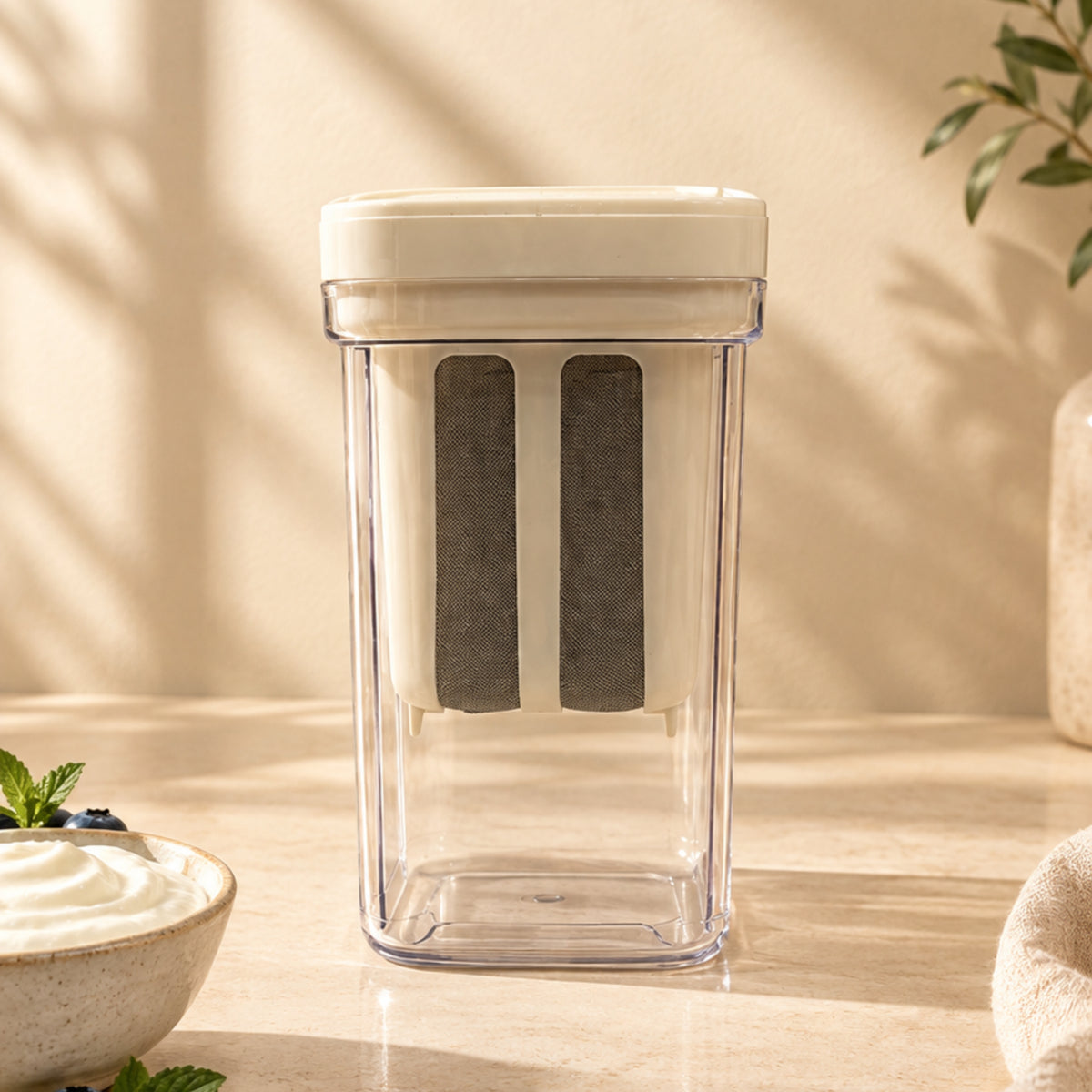 The Greek Yogurt Strainer