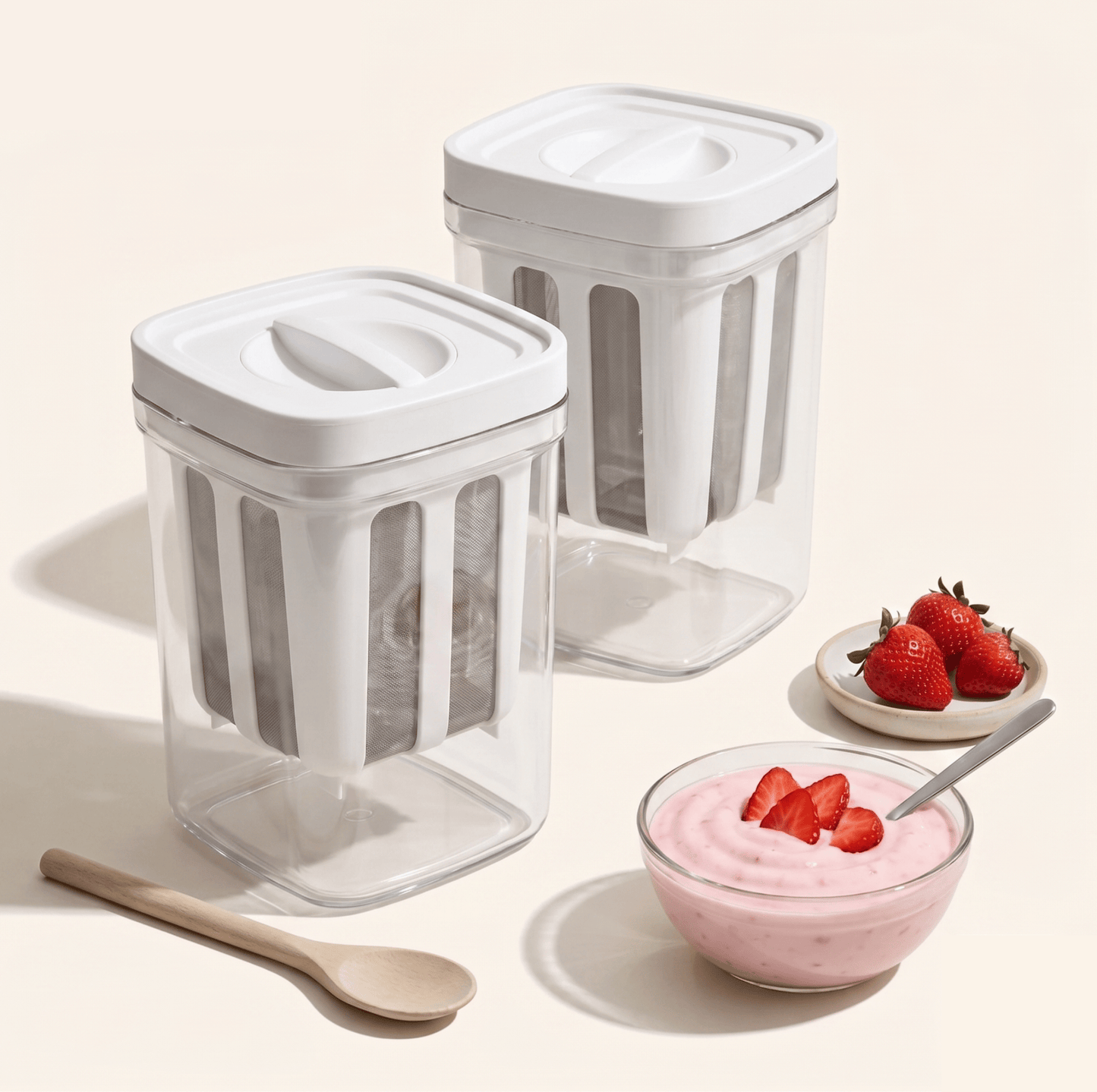 The Greek Yogurt Strainer
